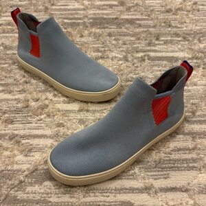 Rothy's The Chelsea Slip On Black High Top Boots Womens 8.5 Sneakers Shoes Rare